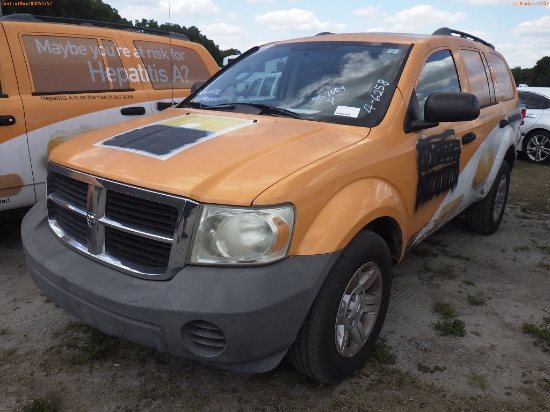4-06258 (Cars-SUV 4D)  Seller: Florida State D.O.H. 2007 DODG DURANGO
