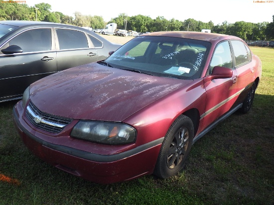 4-10214 (Cars-Sedan 4D)  Seller: Gov-Winter Haven 2005 CHEV IMPALA