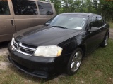 4-06210 (Cars-Sedan 4D)  Seller: Gov-Hillsborough County Sheriffs 2012 DODG AVEN