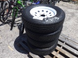 5-04158 (Equip.-Automotive)  Seller:Private/Dealer (4) 205-75R15 TRAILER TIRES &