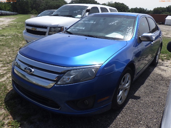 5-06125 (Cars-Sedan 4D)  Seller: Gov-City Of Clearwater 2012 FORD FUSION