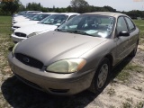 5-10115 (Cars-Sedan 4D)  Seller: Florida State D.J.J. 2004 FORD TAURUS