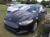 5-10141 (Cars-Sedan 4D)  Seller: Gov-Hillsborough County Sheriffs 2014 FORD FUSI