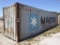 6-04191 (Equip.-Container)  Seller:Private/Dealer MAERSK 40 FOOT STEEL SHIPPING