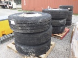 6-04210 (Equip.-Automotive)  Seller:Private/Dealer (6) 315-80-R22.5 TIRES ON RIM