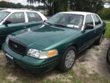 7-06218 (Cars-Sedan 4D)  Seller: Gov-Alachua County Sheriffs Offic 2011 FORD CRO
