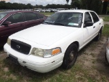 7-06223 (Cars-Sedan 4D)  Seller: Gov-Pinellas County Sheriffs Ofc 2009 FORD CROW