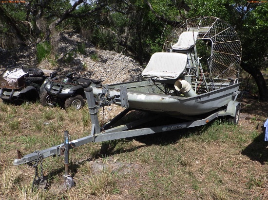 7-14116 (Vessels-Air boat)  Seller: Florida State F.W.C. 2001 DKP 14FT