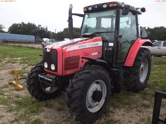 8-01200 (Equip.-Tractor)  Seller: Gov-Manatee County MASSEY FERGUSON 5460 4X4 EN