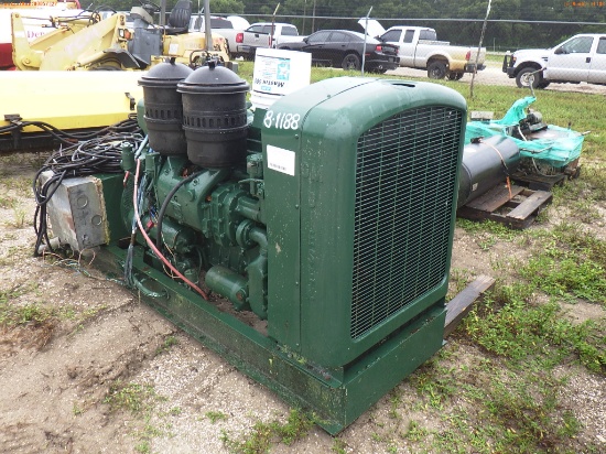 8-01188 (Equip.-Generator)  Seller:Private/Dealer GM 165KW DIESEL SKID MOUNTED G