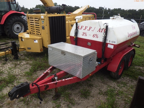 8-01194 (Equip.-Sprayer)  Seller: Gov-City Of Largo PORTABLE 400 GALLON FIRE FIG