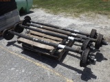 8-04128 (Equip.-Automotive)  Seller:Private/Dealer (4) 7000 LB TRAILER AXLES