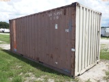 8-04111 (Equip.-Container)  Seller:Private/Dealer 20 FOOT STEEL SHIPPING CONTAIN