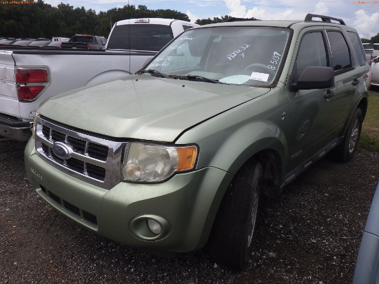 8-05137 (Cars-SUV 4D)  Seller: Florida State D.E.P. 2008 FORD ESCAPE