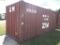 10-04139 (Equip.-Container)  Seller:Private/Dealer 20 FOOT METAL SHIPPING CONTAI