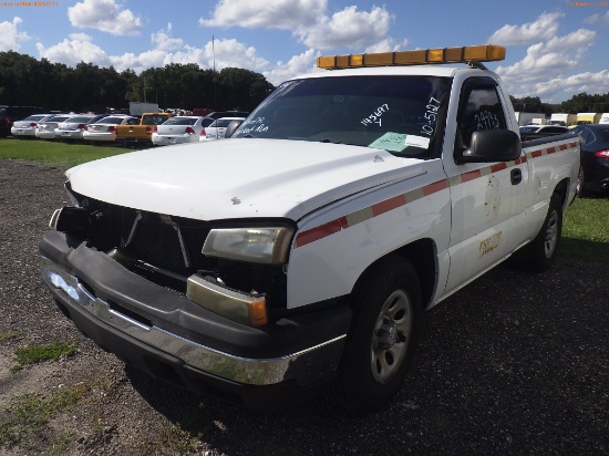 10-05127 (Trucks-Pickup 2D)  Seller: Florida State D.O.T. 2007 CHEV 1500