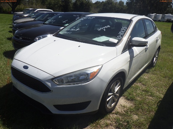 10-10135 (Cars-Sedan 4D)  Seller: Gov-Hillsborough County Sheriffs 2016 FORD FOC
