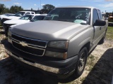 10-10111 (Trucks-Pickup 2D)  Seller: Florida State F.D.L.E. 2006 CHEV 1500