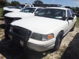 10-10112 (Cars-Sedan 4D)  Seller: Gov-Sumter County Sheriffs Office 2011 FORD CR