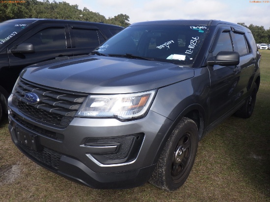 12-10236 (Cars-SUV 4D)  Seller: Florida State F.H.P. 2016 FORD EXPLORER