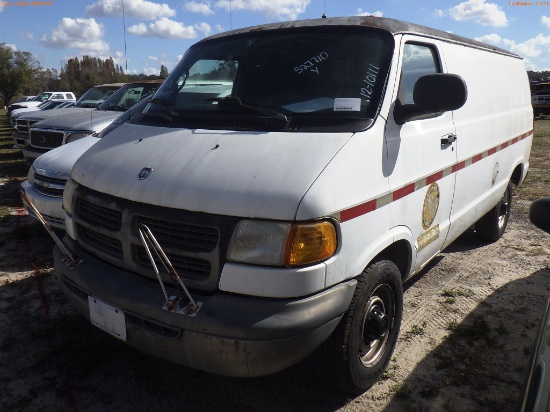 12-10111 (Trucks-Van Cargo)  Seller: Florida State D.O.T. 2001 DODG 2500