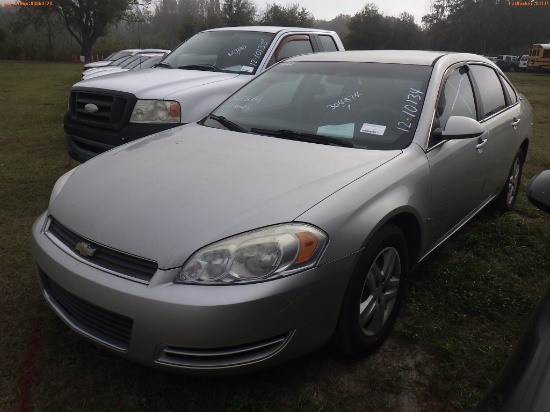 12-10134 (Cars-Sedan 4D)  Seller: Gov-City of St.Petersburg 2008 CHEV IMPALA