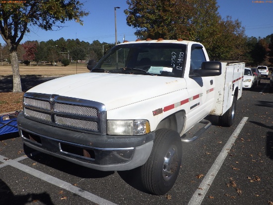 12-14150 (Trucks-Utility 2D)  Seller: Florida State D.O.T. 2001 DODG 3500