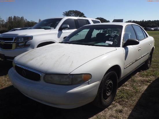 12-10121 (Cars-Sedan 4D)  Seller: Florida State D.O.H. 2003 BUIC CENTURY
