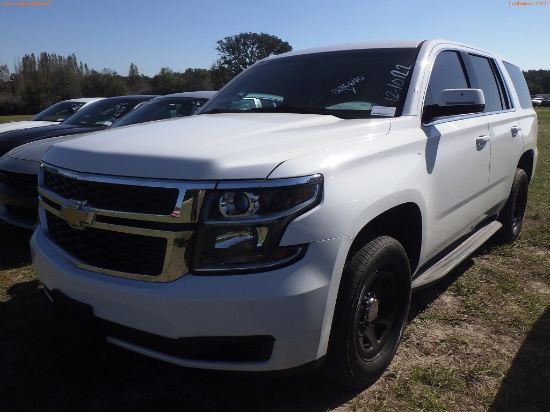 12-10122 (Cars-SUV 4D)  Seller: Gov-Sarasota County Sheriffs Dept 2015 CHEV TAHO