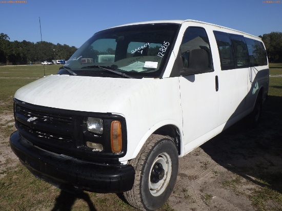 12-08215 (Cars-Van 3D)  Seller: Gov-Manatee County Sheriffs Offic 2000 CHEV EXPR