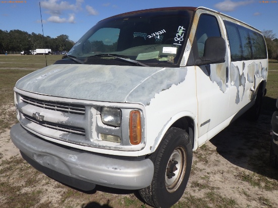 1-08217 (Cars-Van 3D)  Seller: Florida State D.J.J. 2001 CHEV 3500