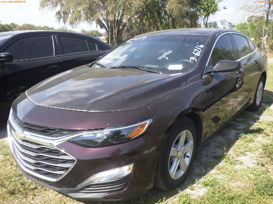 3-06216 (Cars-Sedan 4D)  Seller: Gov-Hillsborough County Sheriffs 2020 CHEV MALI