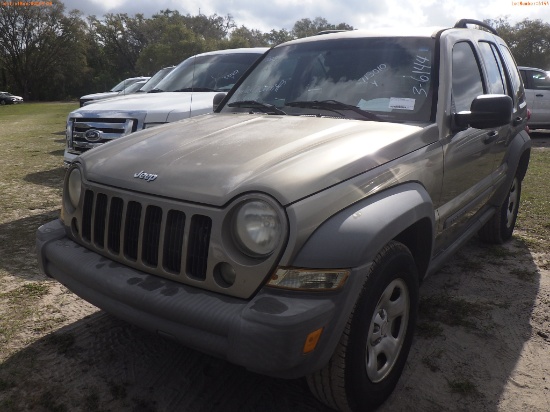 3-06144 (Cars-SUV 4D)  Seller: Gov-Pinellas County Sheriffs Ofc 2007 JEEP LIBERT