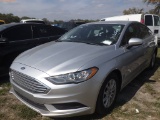 3-06229 (Cars-Sedan 4D)  Seller: Gov-Hillsborough County Sheriffs 2018 FORD FUSI