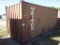 4-04147 (Equip.-Container)  Seller:Private/Dealer 20 FOOT METAL SHIPPING CONTAIN