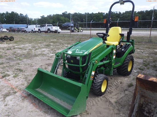 4-01192 (Equip.-Tractor)  Seller:Private/Dealer JOHN DEERE 1025R 4WD OROPS TRACT