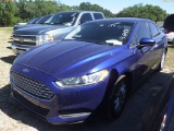 4-06143 (Cars-Sedan 4D)  Seller: Gov-Pasco County Sheriffs Office 2015 FORD FUSI