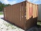 6-04119 (Equip.-Container)  Seller:Private/Dealer 20 FOOT METAL  SHIPPING CONTAI