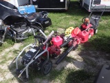 6-02626 (Equip.-Turf-Garden)  Seller:Private/Dealer LOT WITH PUSH MOWER GAS CANS