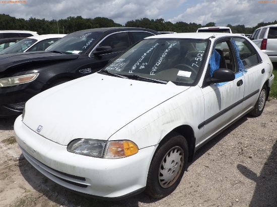 7-05123 (Cars-Sedan 4D)  Seller: Florida State H.S.M.V.-D.A.S. 1993 HOND CIVIC