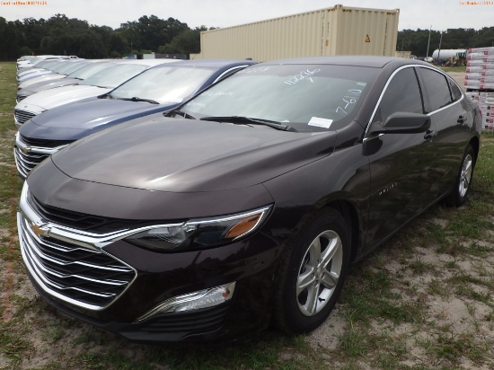 7-06110 (Cars-SUV 4D)  Seller: Gov-Hillsborough County Sheriffs 2020 CHEV MALIBU