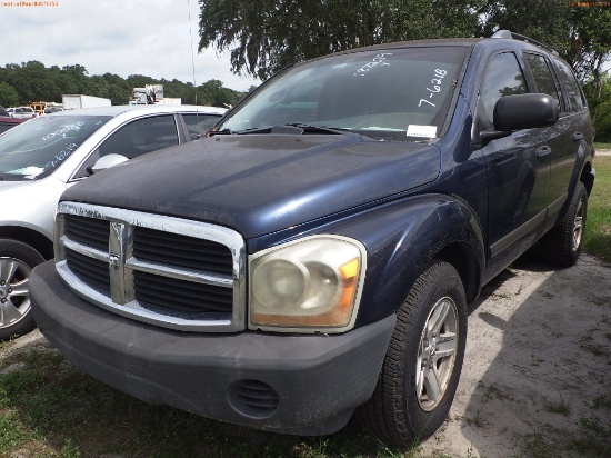 7-06218 (Cars-SUV 4D)  Seller: Florida State F.D.L.E. 2006 DODG DURANGO