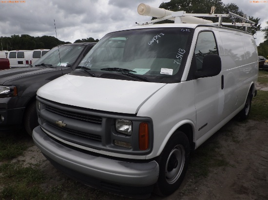 7-05113 (Trucks-Van Cargo)  Seller: Florida State F.D.L.E. 1998 CHEV 2500