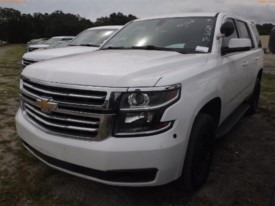 7-06129 (Cars-SUV 4D)  Seller: Gov-Hillsborough County Sheriffs 2020 CHEV TAHOE