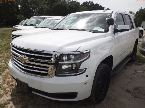 7-06154 (Cars-SUV 4D)  Seller: Gov-Hillsborough County Sheriffs 2020 CHEV TAHOE