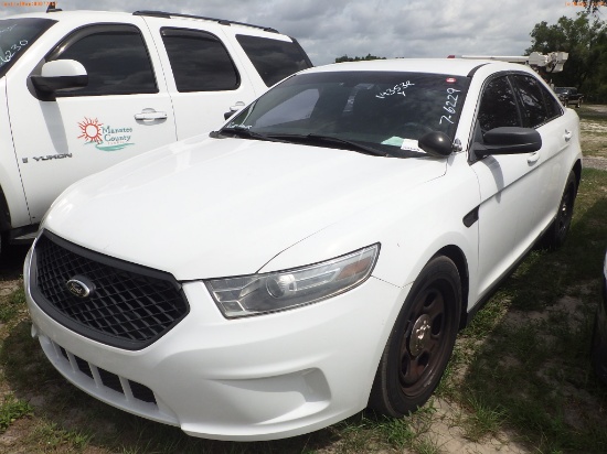 7-06229 (Cars-Sedan 4D)  Seller: Gov-Hernando County Sheriffs 2013 FORD TAURUS