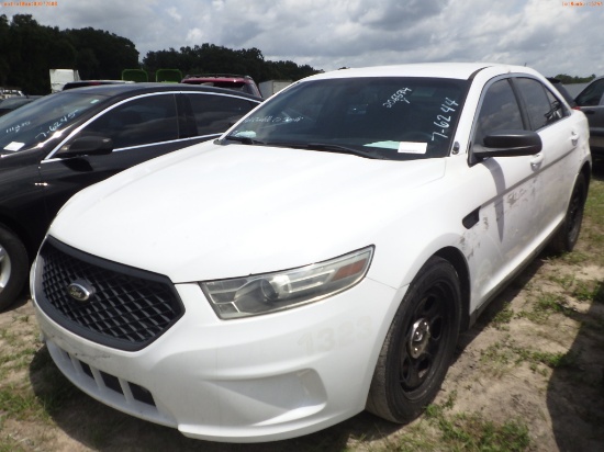 7-06244 (Cars-Sedan 4D)  Seller: Gov-Charlotte County Sheriffs 2013 FORD TAURUS