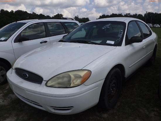 7-10227 (Cars-Sedan 4D)  Seller: Florida State H.S.M.V.-D.A.S. 2006 FORD TAURUS
