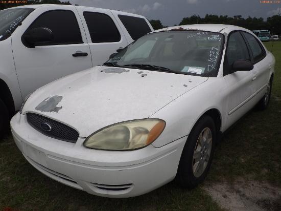 7-10237 (Cars-Sedan 4D)  Seller: Florida State H.S.M.V.-D.A.S. 2006 FORD TAURUS