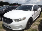 7-06244 (Cars-Sedan 4D)  Seller: Gov-Charlotte County Sheriffs 2013 FORD TAURUS